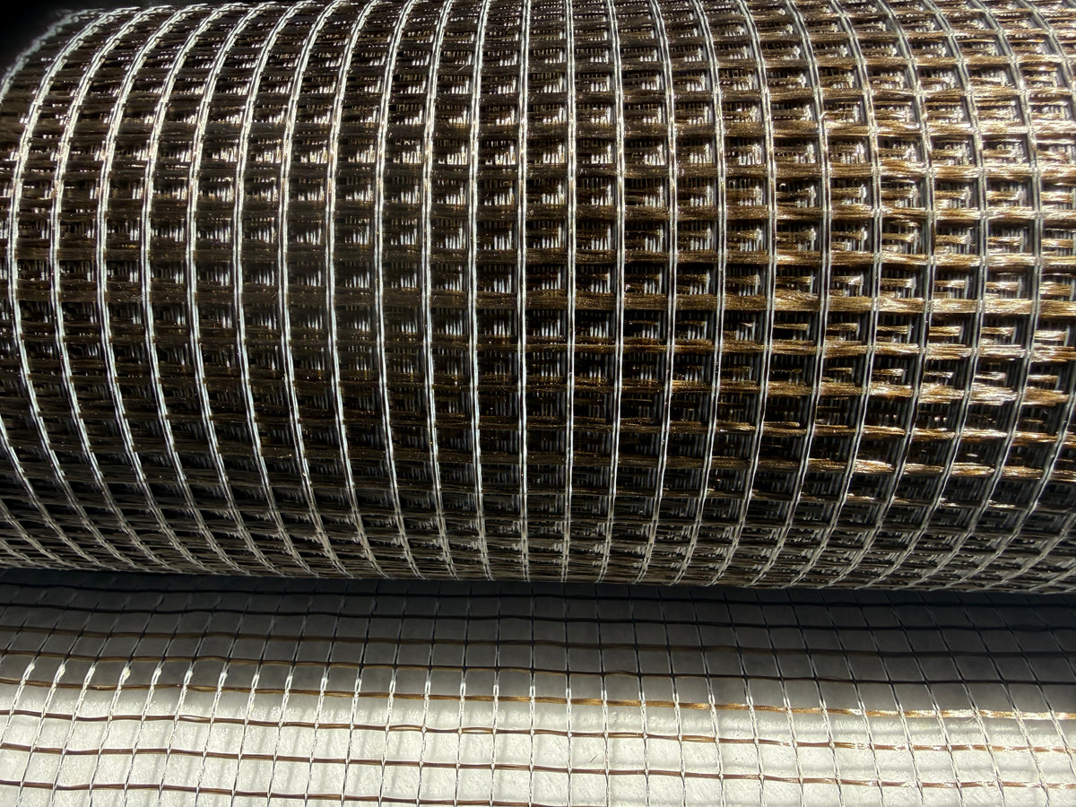 Basalttikuituverkko 110 g/m², polymeeripinnoite, 7x6 mm, leveys 1 m, rulla 50 m²